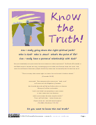 Know the Truth Booklet